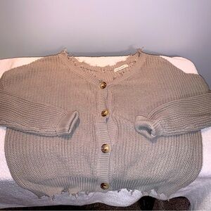 Moon and Madison EUC sweater size L olive green